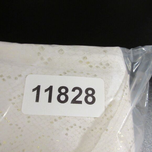 120% Lino Womens Linen Blend Pants size 42 Metallic Trousers Resort Island Coast - Picture 11 of 11